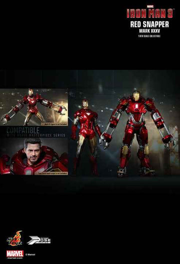 Figurine Hot Toys PPS002 - Marvel Comics - Iron Man 3 - Power Pose Red Snapper