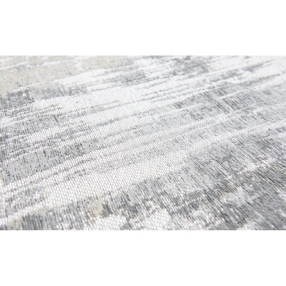 Tapis de salon en coton atlantic streaks - coney grey