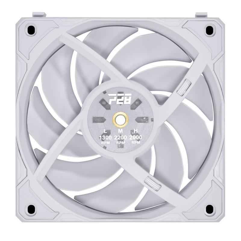 Lian Li UF-P28120-1W computer cooling system Computer case Fan 12 cm White 1 pc(s)