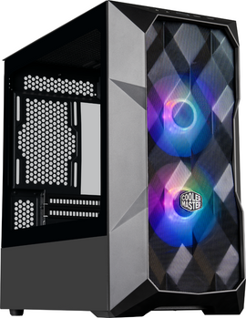 CARCASE Cooler Master TD300 Mesh, M-ATX,U3*2,ARGB Hub*1,Front PWM ARGB fan*2,Grey TG, "TD300-KGNN-S00" (timbru verde 0.19 lei)