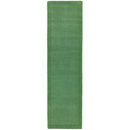 Tapis de couloir uni pure laine CANDY Vert - Novatrend 