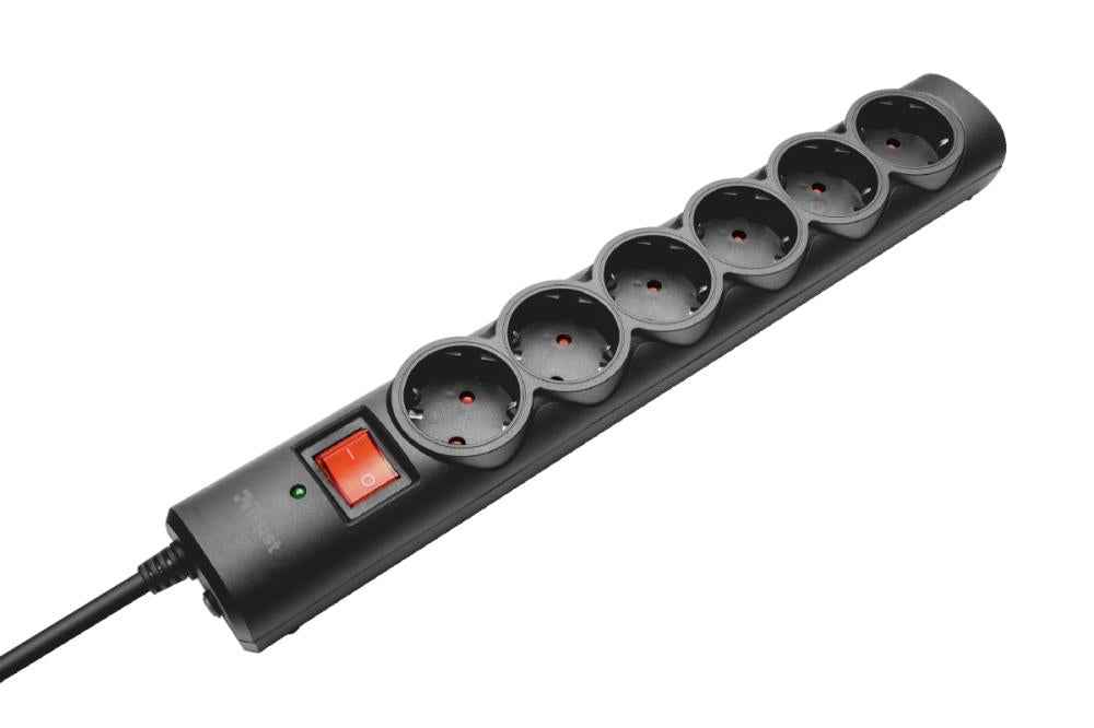 Strāvas pagarinātājs Trust Surge Guard EU 6-Port