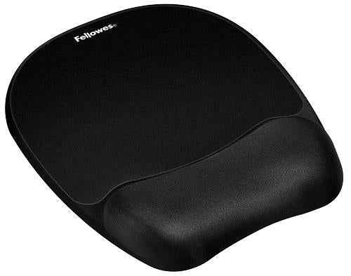 Fellowes | Tapis de souris avec repose-poignet | 202 x 235 x 25,4 mm | Noir