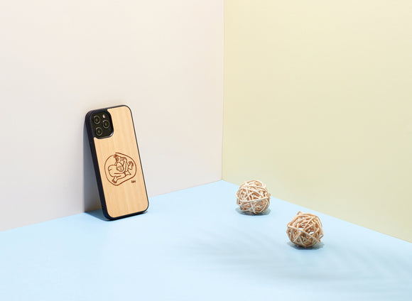 Coque man&wood pour iphone 12/12 pro enfant avec poisson