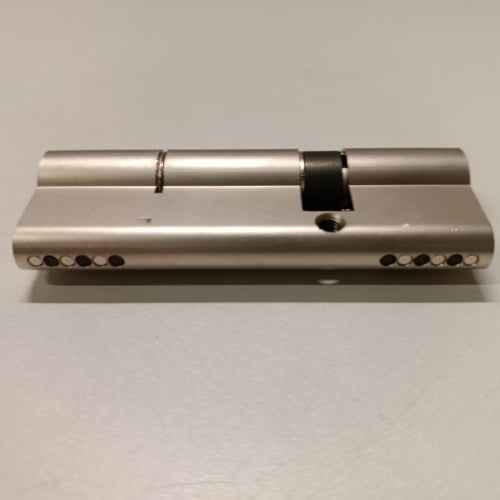 Ecost Customer Return Abus Profile Cylinder D6xNP with Key Card and 5 Keys, Silver, 494