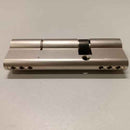 Ecost Customer Return Abus Profile Cylinder D6xNP with Key Card and 5 Keys, Silver, 494