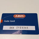 Ecost Customer Return Abus Profile Cylinder D6xNP with Key Card and 5 Keys, Silver, 494