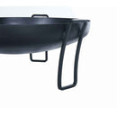 Grille en acier noir sur trépied + Brasero de jardin PAN