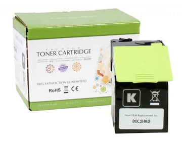 Cartouche d'encre compatible Lexmark 802HK, noire, haut rendement, 4 000 pages (80C2HC0)