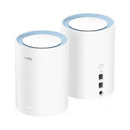 Cudy M1200 2-PACK mesh wi-fi system Dual-band (2.4 GHz / 5 GHz) Wi-Fi 5 (802.11ac) White 1 Internal