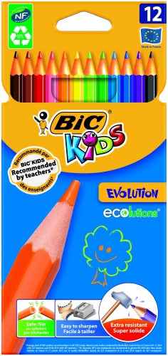 BIC Colored pencils KIDS EVOLUTION 12 colours 8290291