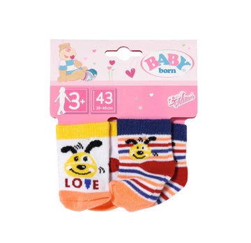 BabyBjorn | Socks 2-Pack (for 43 cm dolls), Assorted