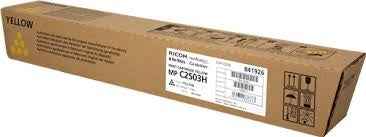 Ricoh MP C2503H (841926) Toner Cartridge, Yellow