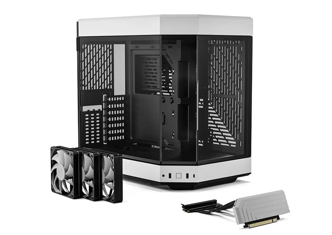 HYTE Y60 Midi Tower Black, White