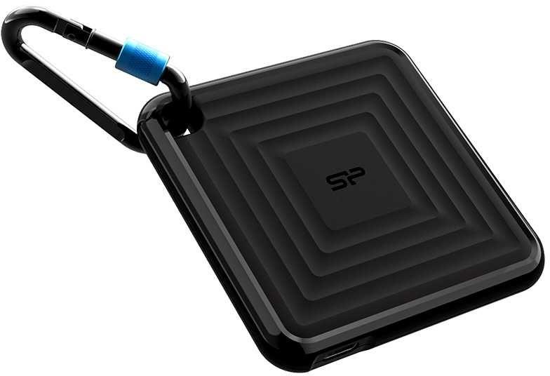 Disque SSD externe SILICON POWER PC60 512 Go USB-C 540/500 Mo/s Noir