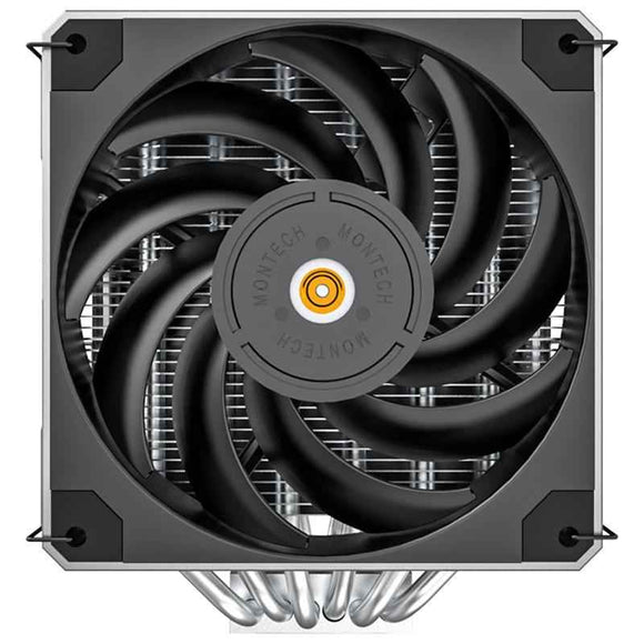 Montech METAL DT24 BASE computer cooling system Processor Air cooler 12 cm Black 2 pc(s)