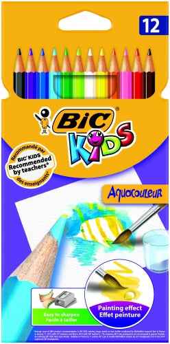 BIC Colored pencils AQUAQOULEUR 12 colours 8575613