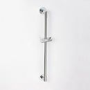 Rail de douche en chrome avec porte pommeau 90 cm-1