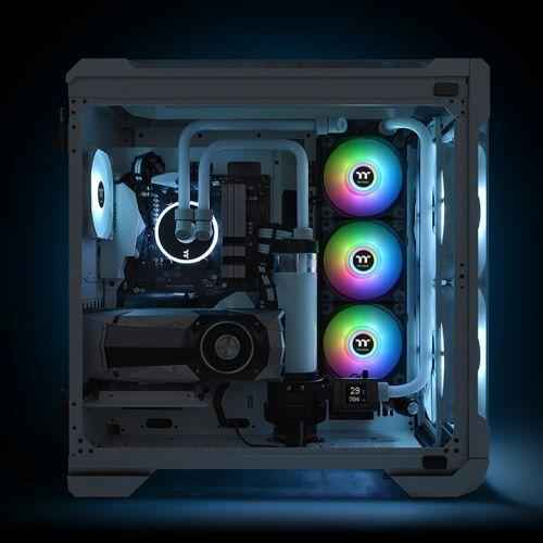 Ventilateur - Pure Duo 12 ARGB Sync Radiator Fan 2 Pak noir