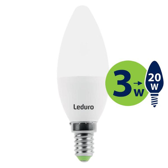 LEDURO LED spuldze CL E14 3W