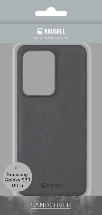 Krusell essentials sandcover samsung galaxy s20 ultra noir