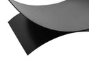 Porte bûches demi-lune en acier noir 44x28x17cm