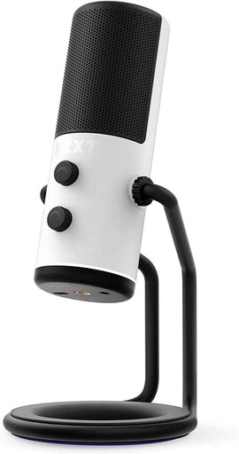 NZXT AP-WUMIC-W1 | Cardioid USB Microphone | 24-bit/96kHz | Table | White