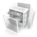 Montech AIR 100 ARGB, Micro-ATX, verre trempé - blanc