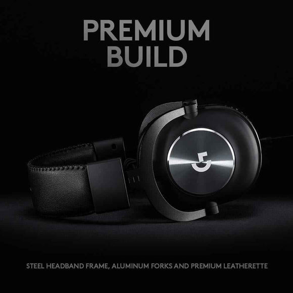 Logitech G PRO X Gaming Headset, Black.
