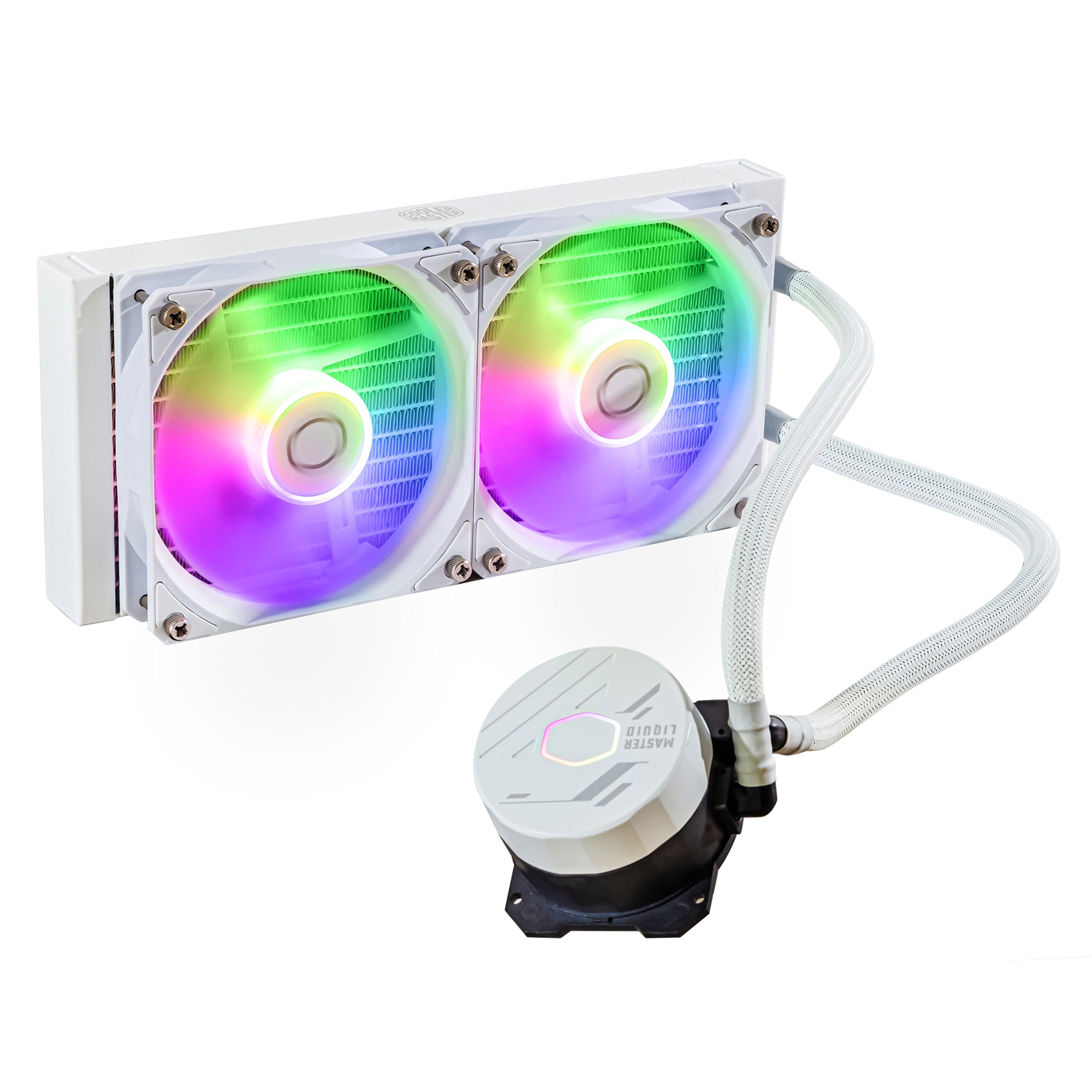 Cooler Master | MASTERLIQUID 240L CORE ARGB Blanc | Glacière