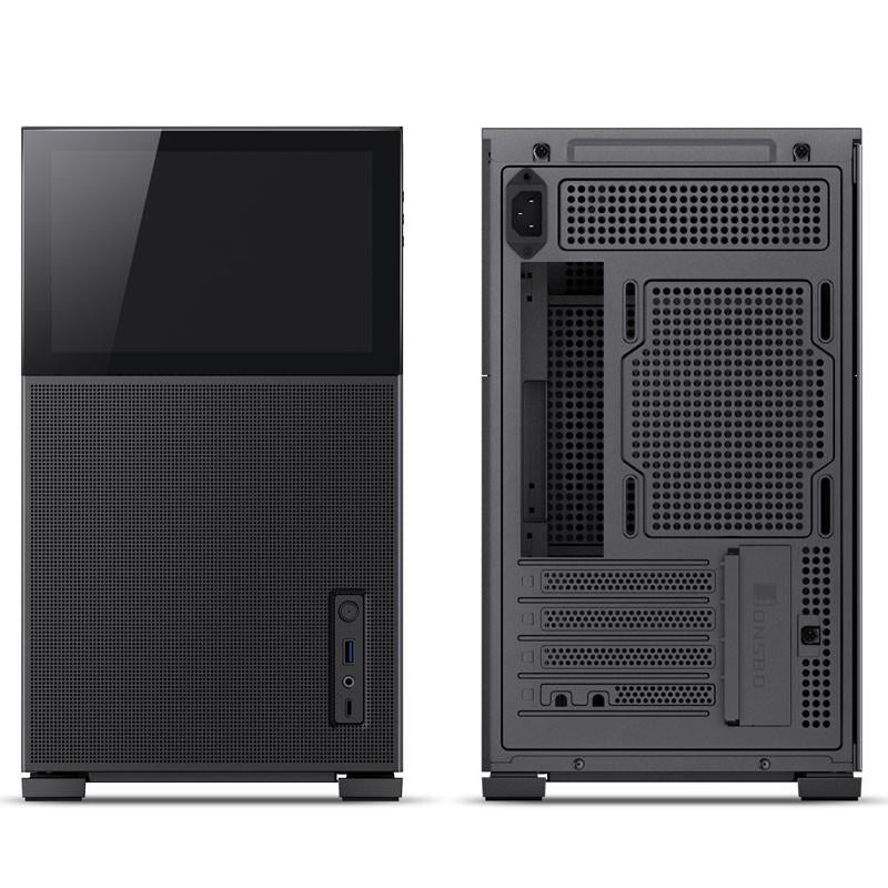 Boîtier micro-atx jonsbo d31 mesh avec écran en verre trempé - noir