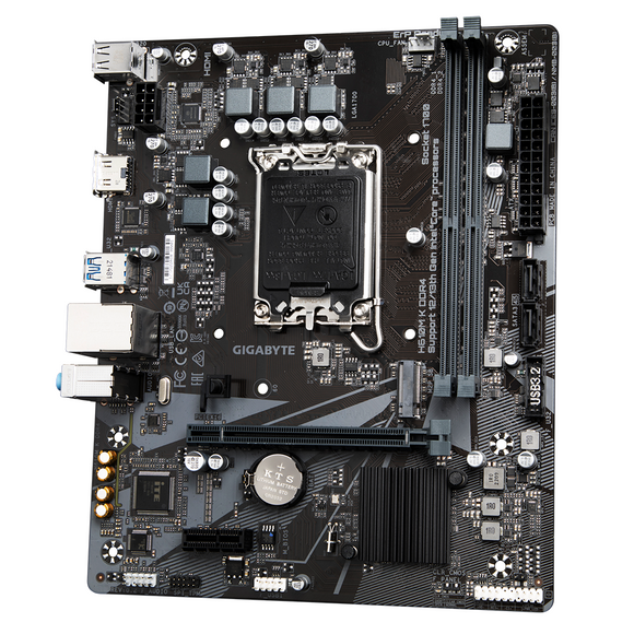 Gigabyte | H610M K DDR4 1.0 M/B | Processor family Intel | Processor socket LGA1700 | DDR4 DIMM | Memory slots 2 | Supported hard disk drive interfaces SATA, M.2 | Number of SATA connectors 2 | Chipset Intel H610 Express | Micro ATX