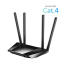 Routeur sans fil cudy lt400 eu wi-fi 300 mbps 24 ghz 4g lte sim noir