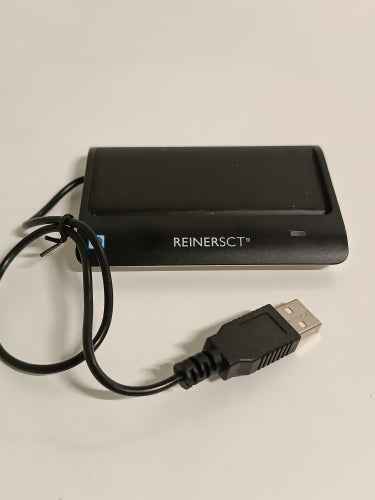 Retour client Ecost Reiner SCT cyberJack RFID Basis nPA Lecteur de carte à puce eID BSICertifié avec lo