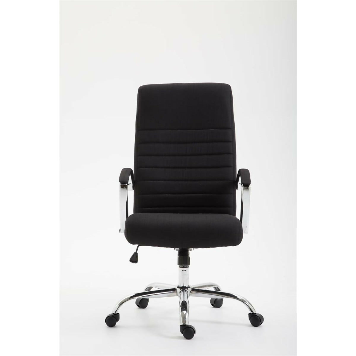 Valais office armchair - Black fabric - 0