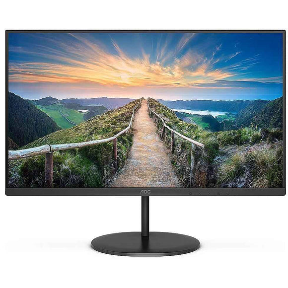 AOC V4 Q24V4EA LED display 60.5 cm (23.8") 2560 x 1440 pixels 2K Ultra HD Black