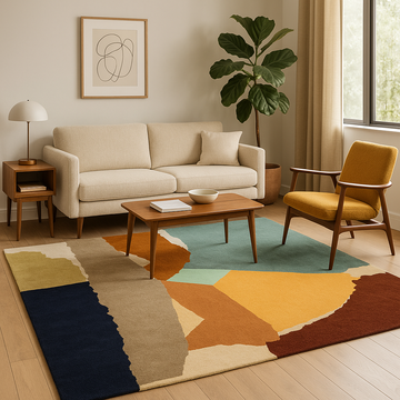 Tapis tufté main en laine TOMY - 0