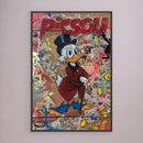 Picsou impression sur toile de l'œuvre originale de Vincent STREIFF