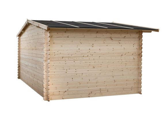 Abri de jardin en bois surface utile 99m² 388x298x235cm int021/ineksa