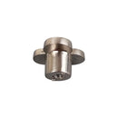 Bouton de meuble TREFLE, Finition zamak nickel mat