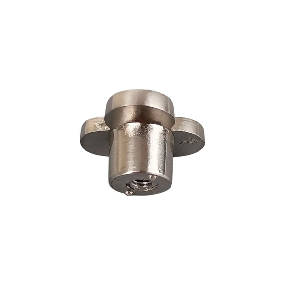 Bouton de meuble TREFLE, Finition zamak nickel mat