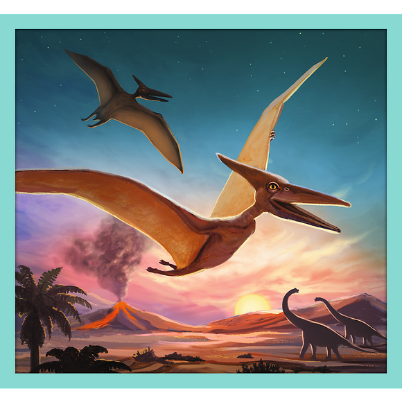 TREFL Puzzle Dinosaurs 10 in 1 set