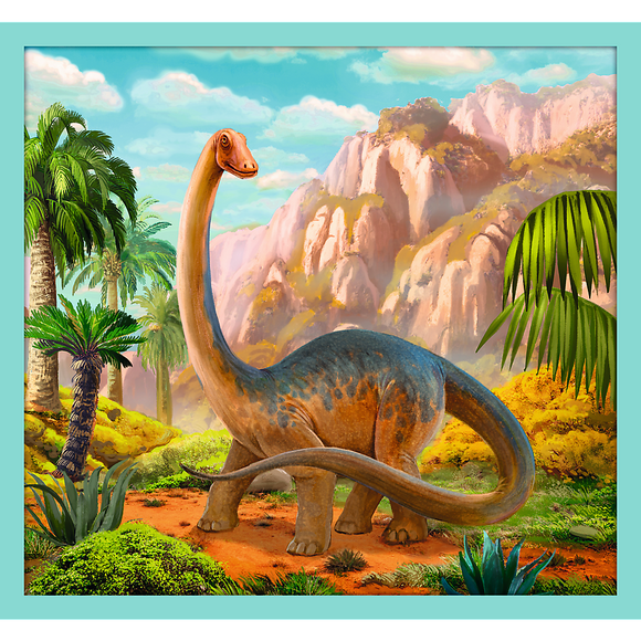 TREFL Puzzle Dinosaurs 10 in 1 set