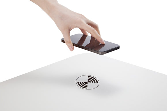 Table réglable en hauteur Up Up Balder II blanche