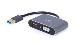 Adaptateur d'affichage USB Cablexpert | A-USB3-HDMIVGA-01 | USB 3.0 Type-A | 0,15 m