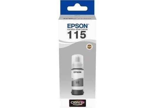 Recharge d'encre Epson 115 EcoTank (C13T07D54A), grise