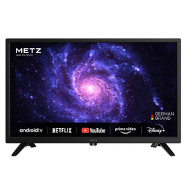 24", HD Ready 1366x768, Android TV, Black, LED 60Hz, 200nits, 2x3W, Energy F, BT, WiFi, 2 HDMI, 2xUSB, 24 months