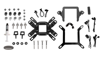 Refroidisseur liquide tout-en-un pour processeur Lian Li Galahad AIO 12 cm Noir