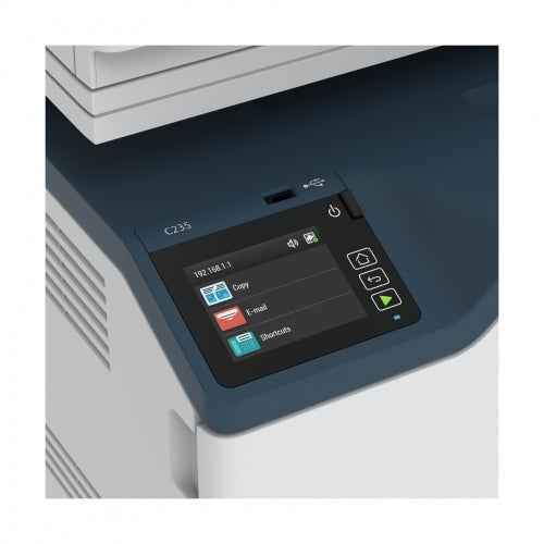 Xerox C235 A4 22ppm Wireless Copy/Print/Scan/Fax PS3 PCL5e/6 ADF 2 Trays Total 251 Sheets