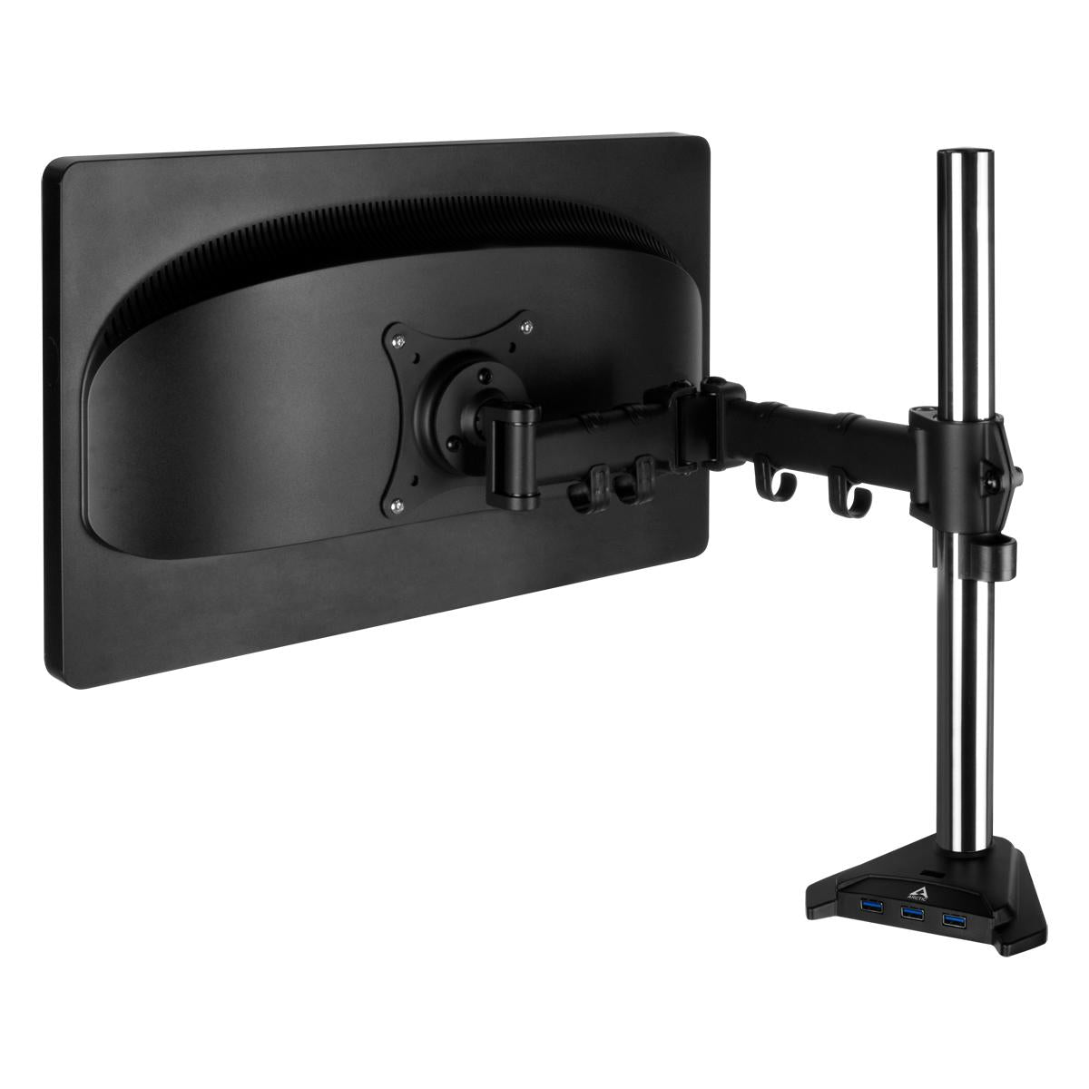 Bras de support pour moniteur arctic avec hub usb 3.0 à 4 ports et entrée d'alimentation mini-usb  aemnt00049a